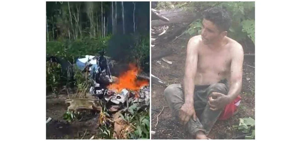 Avião com traficantes bolivianos cai em floresta de MT. Veja vídeo