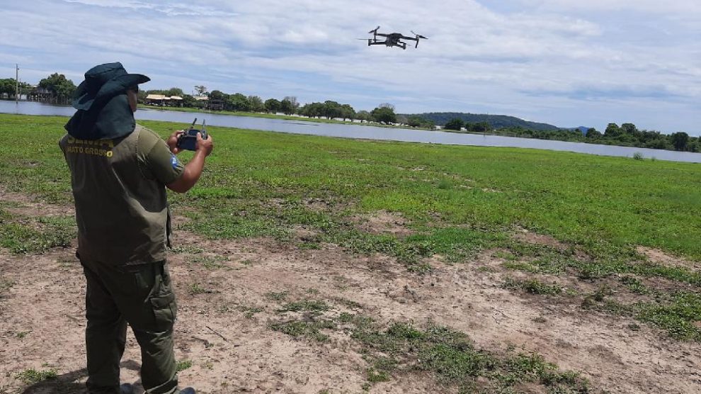 Indea usa drones em fiscalização para combater irregularidades agropecuárias na fronteira e nas divisas
