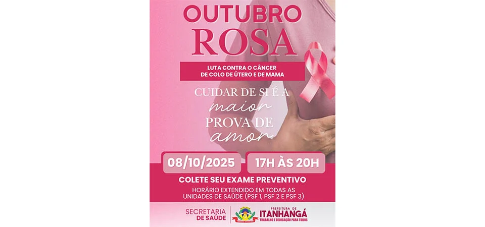 Itanhangá: Outubro Rosa: cuidar de si é a maior prova de amor