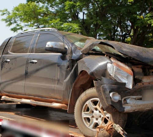 Acidente entre dois veículos deixa motorista ferido em Sinop