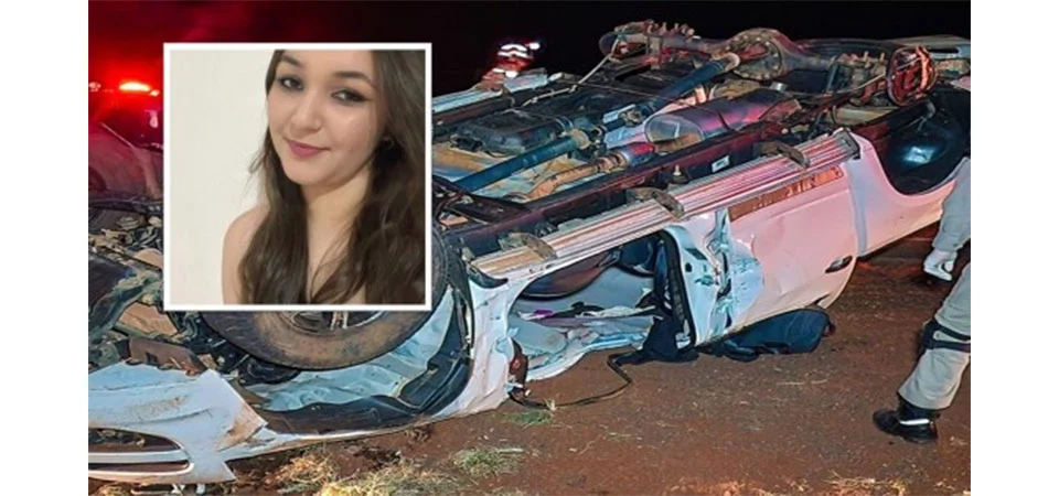 Caminhonete com família de MT capota e jovem de 18 anos morre em rodovia no Paraná