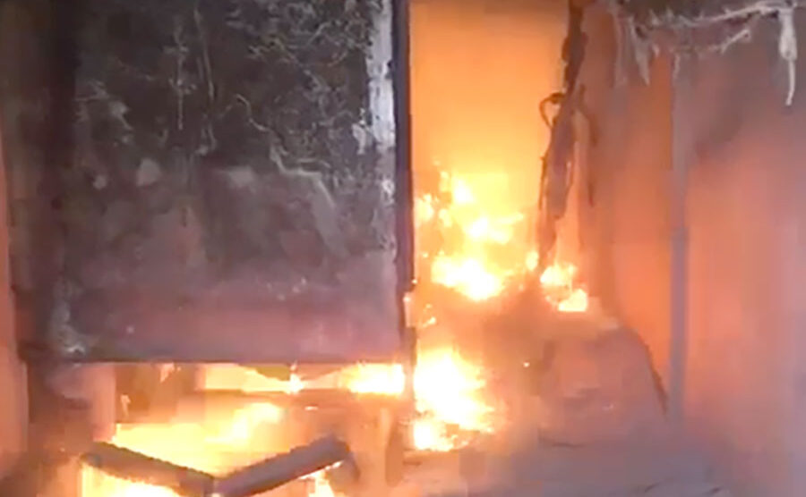 Brianorte: Bombeiros controlam incêndio em silo. Vídeo