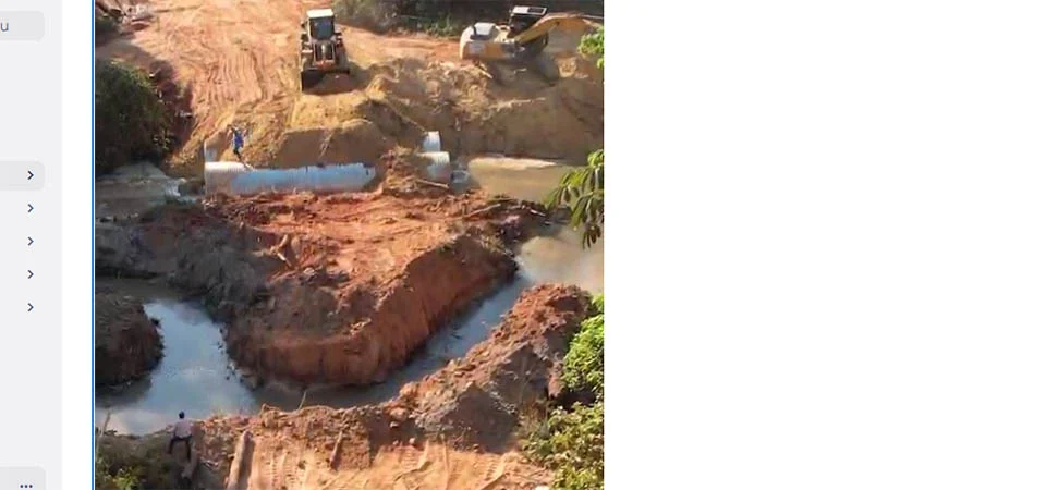 Itanhangá: Prefeitura e Governo do Estado estão substituindo bueiros nas estradas rurais do municipio. Vídeo
