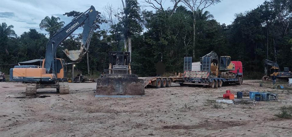Sema e Bope fecham 6 garimpos ilegais durante Operação Amazônia