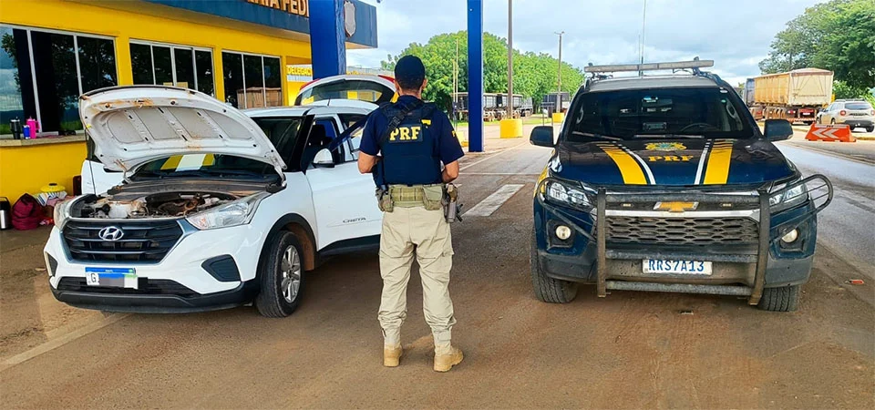 PRF apreende 57,5 kg de cocaína em abordagem na BR 163