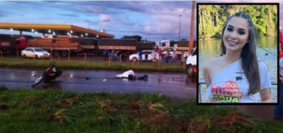 Estudante de agronomia morre após ser atingida por carreta