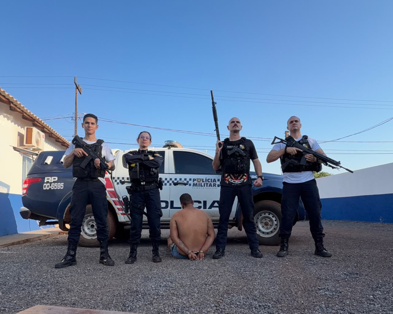 Brianorte: Polícia Militar age rápido e evita furtoo de cooperativa de crédito