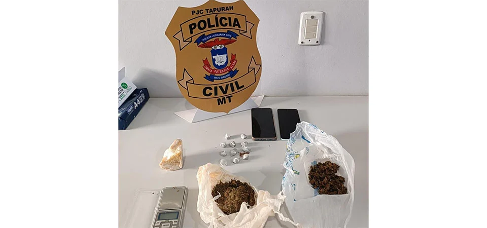 Tapurah: Polícia Civil desarticula ponto de tr@fico de dr0gas e apreende três ad0lescentes
