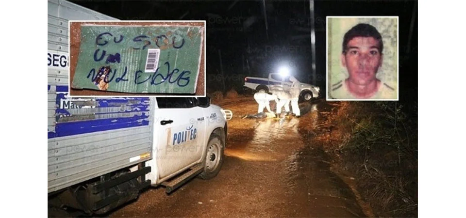 Rapaz de 26 anos é achado morto com bilhete ao lado do corpo