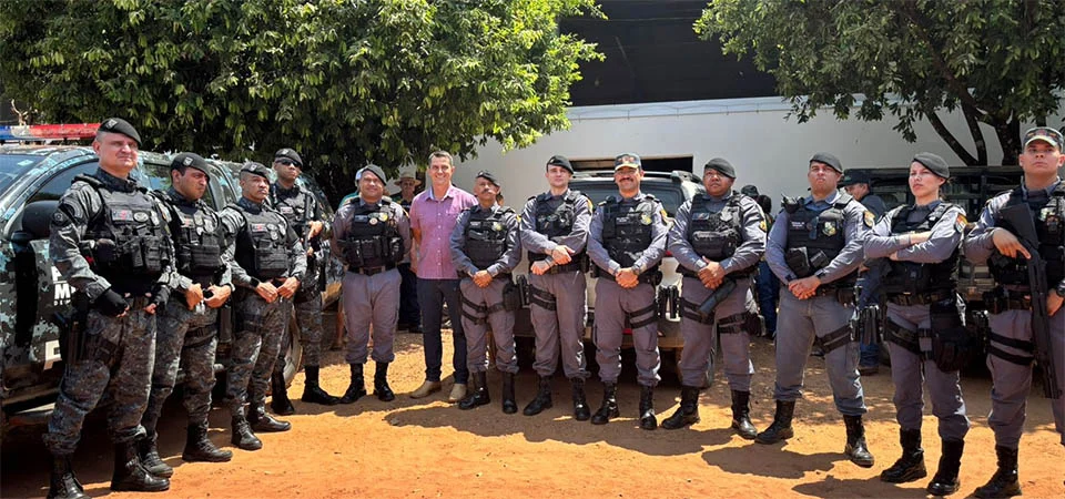 Itanhangá: Polícia Militar reforça contigente para policiamento durante evento do INCRA. Fotos e vídeo