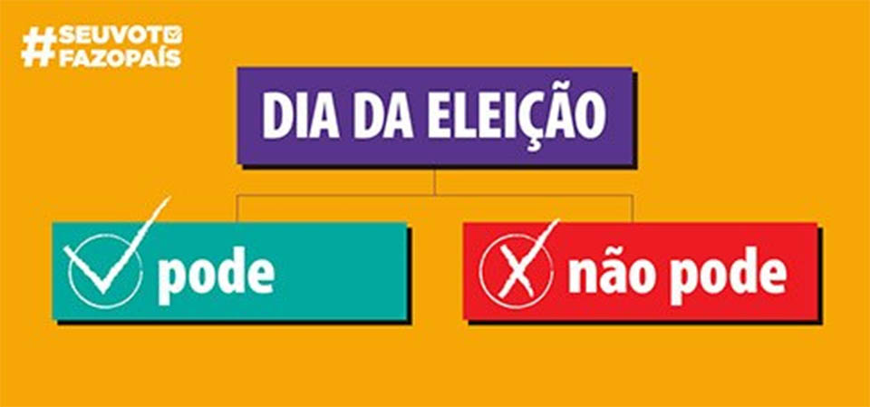O que pode e o que não pode no dia das eleições