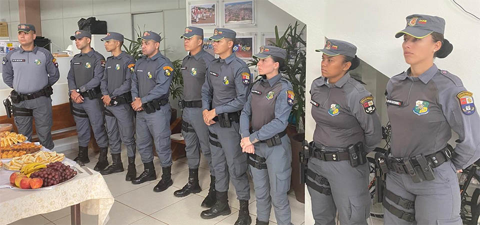 Itanhangá: Novos policiais militares chegam para reforçar a segurança do município. Fotos