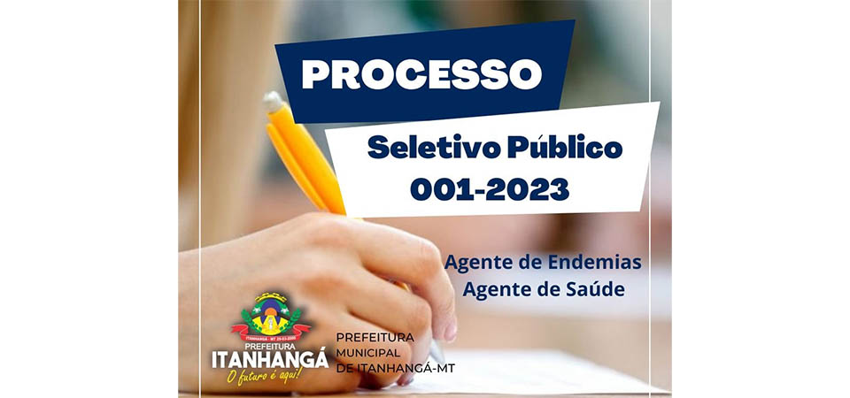 Itanhangá: Prefeitura abre inscrições para Processo Seletivo Público com salários de R$2.424,00.