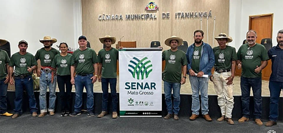 Itanhangá: Curso de Brucelose é realizado na Câmara de vereadores em parceria com o SENAR