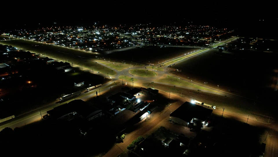 Itanhangá: Prefeitura reforça segurança com nova iluminação no trevo da MT-338 com a 242