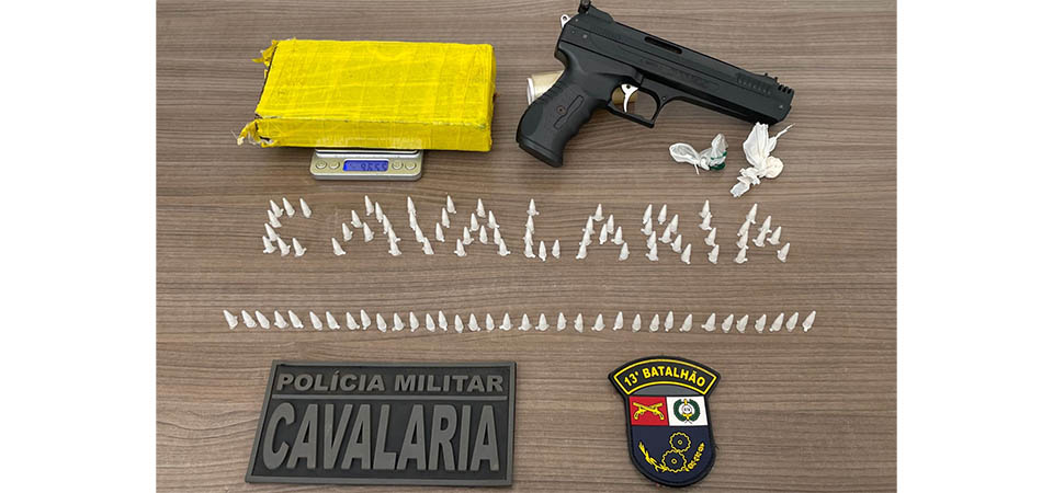 Itanhangá: Homem bate em mulher grávida e Polícia encontra grande quantidade de droga