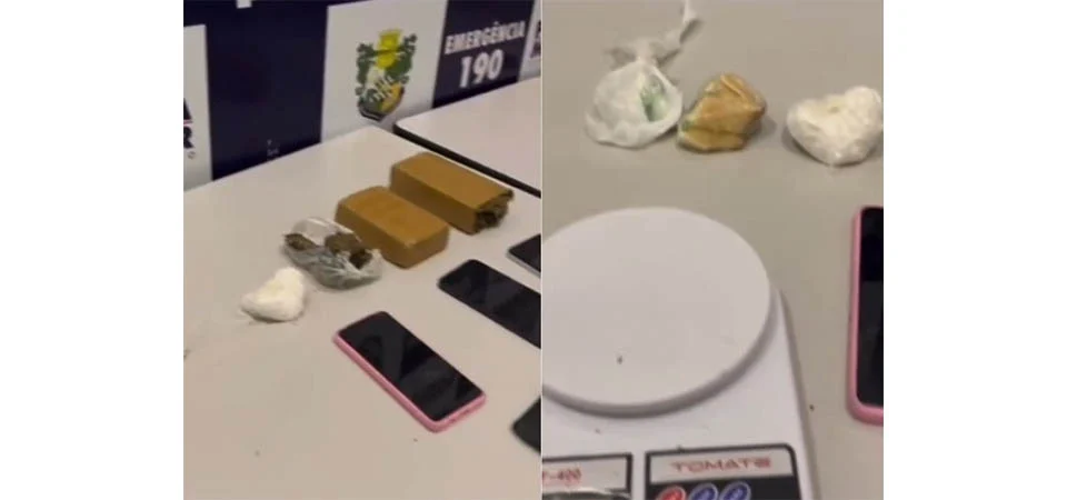 Ipiranga: PM apreende maconha, skank, cocaína e óleo de THC; quatro foram presos