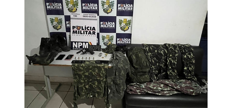 Ladrão de fazenda morre em confronto com a PM e comparsas são presos