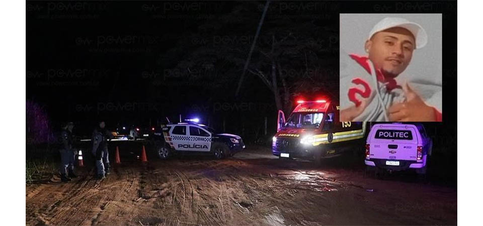 Jovem de 21 anos é morto a tiros em estrada vicinal