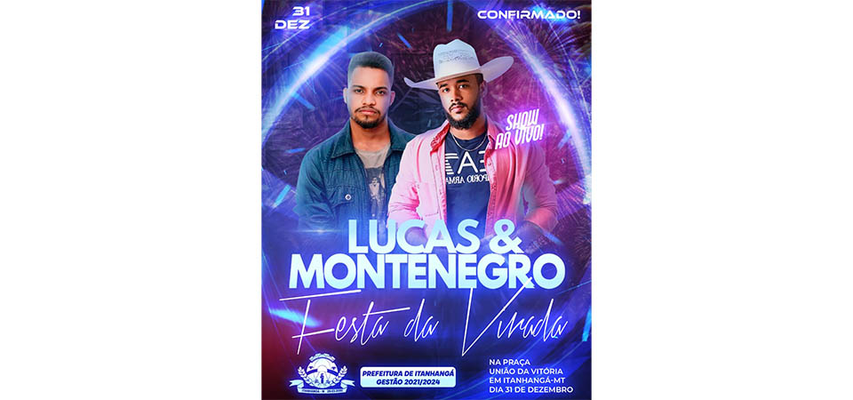 Itanhangá: Show e queima de fogos serão as atrações na festa da virada