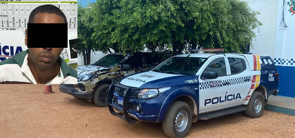 Itanhangá: Homem agride esposa, tenta matar enteado, empreende fuga, mas é preso pela Polícia Militar