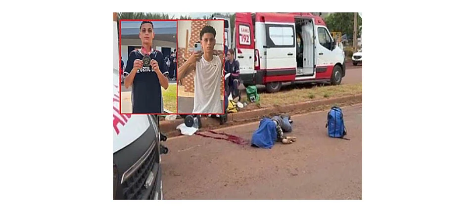 Acidente com irmãos gêmeos deixa um morto e outro em estado grave