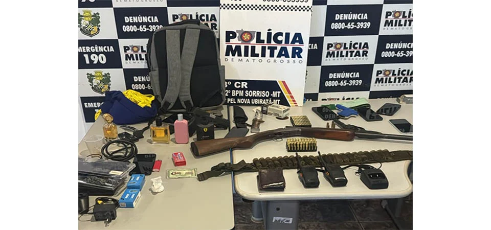 Bandidos roubam casa amarram vítima levam caminhonete e objetos, mas são presos pela PM