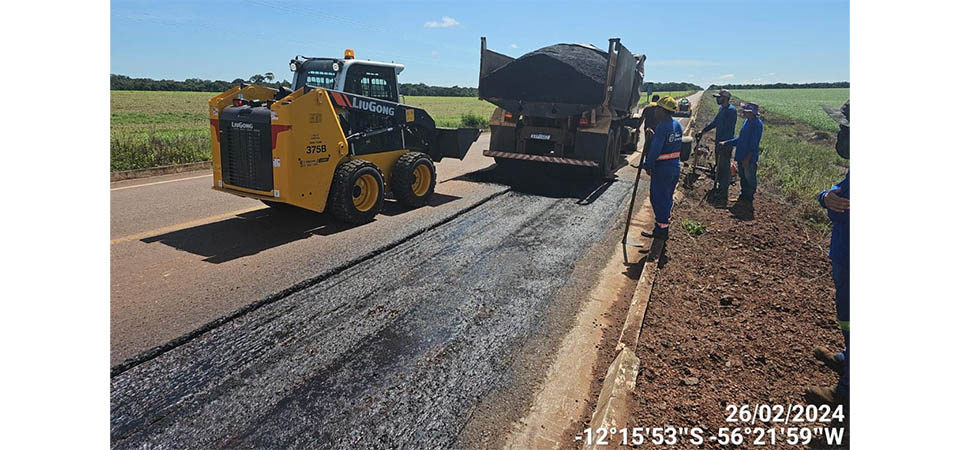 Itanhangá: Começa obras de recuperação da MT 242 sentido Ipiranga Do Norte