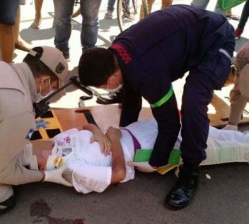 Sorriso: Jovem é preso após empinar moto e atropelar três pessoas