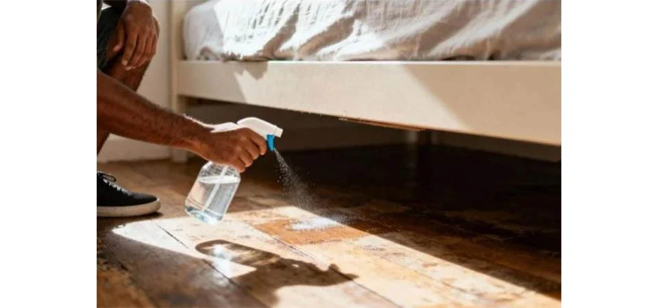 Por que é preciso borrifar vinagre embaixo da cama? O que isso significa?