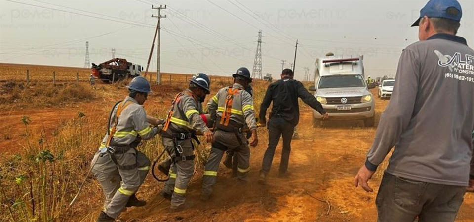 Trabalhador de 20 anos morre 40 minutos após sofrer descarga elétrica