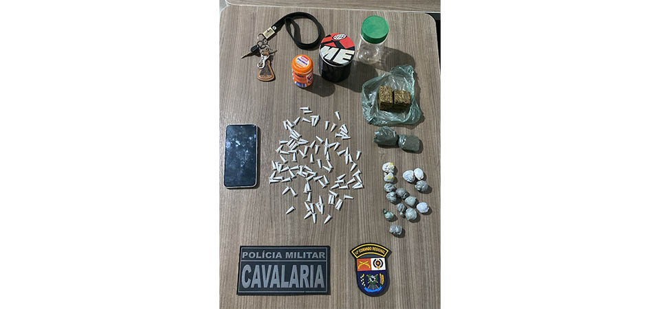 Itanhangá: Suspeitos tentam fugir da Polícia mas são presos e drogas são aprendidas