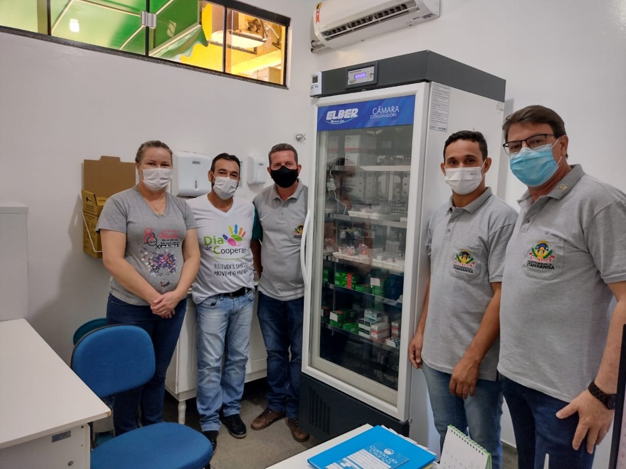 Itanhangá: Sicredi doa à Prefeitura câmara fria para armazenamento de vacinas