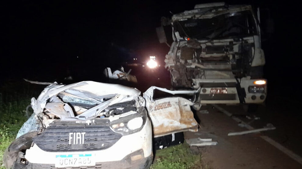 Dois morrem em grave acidente em rodovia estadual