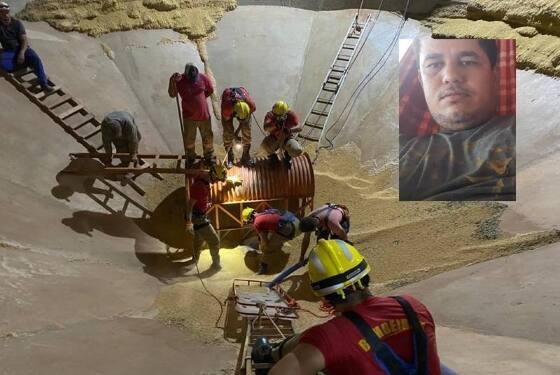 Funcionário de fazenda morre soterrado em silo de soja