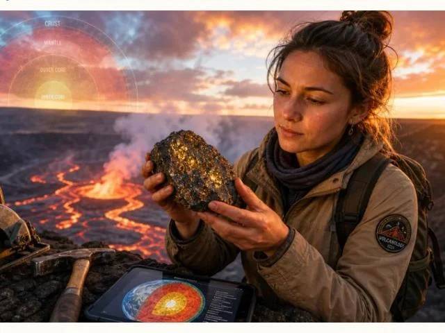 Ouro e metais preciosos: do núcleo da Terra, alcançam o Havaí