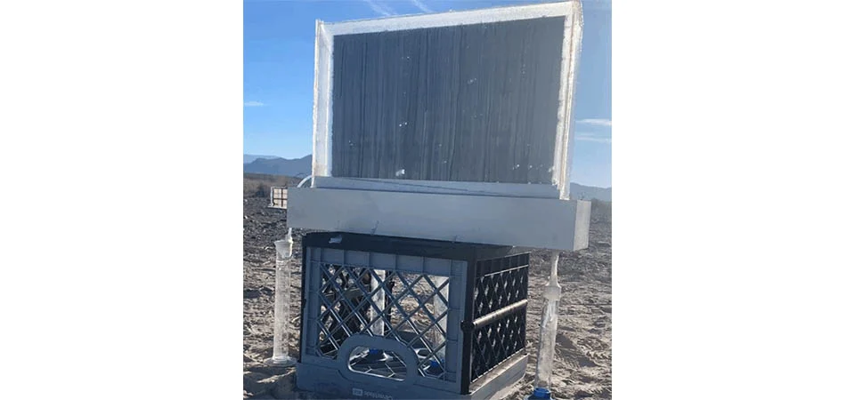 MIT cria painel que transforma ar seco em água potável