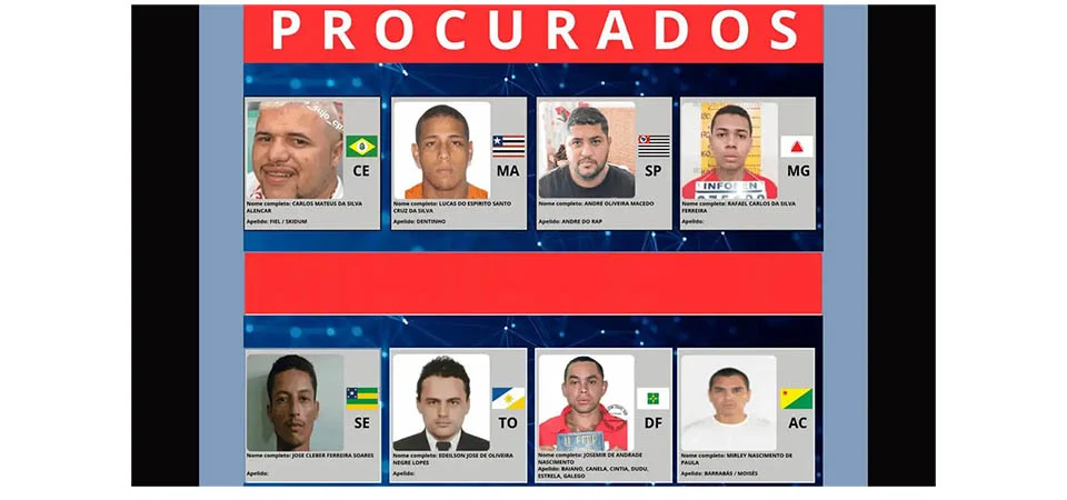 Ministério da Justiça lança site com foragidos mais procurados do país