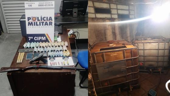 Ladrão de combustíveis morre em confronto com a PM