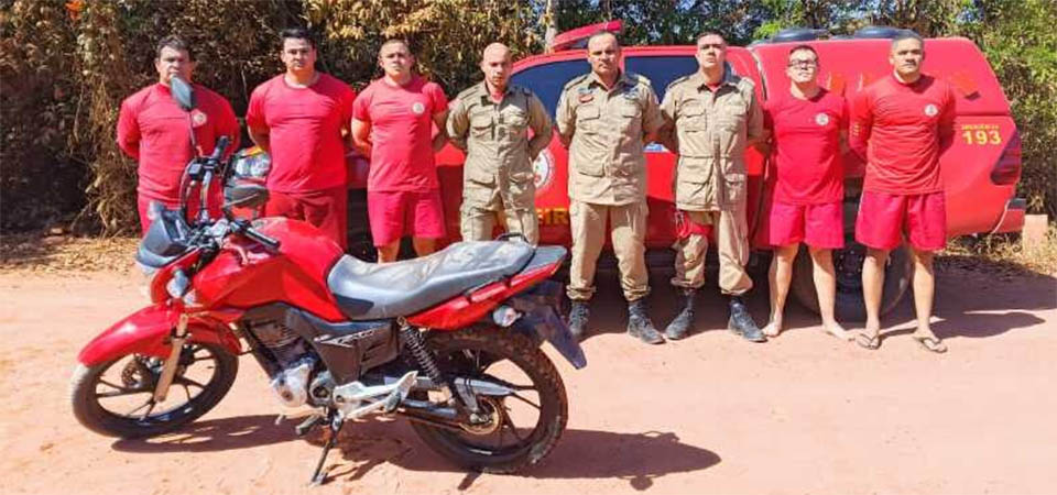 Polícia Civil e bombeiros localizam moto levada de sítio de Raquel Cattani