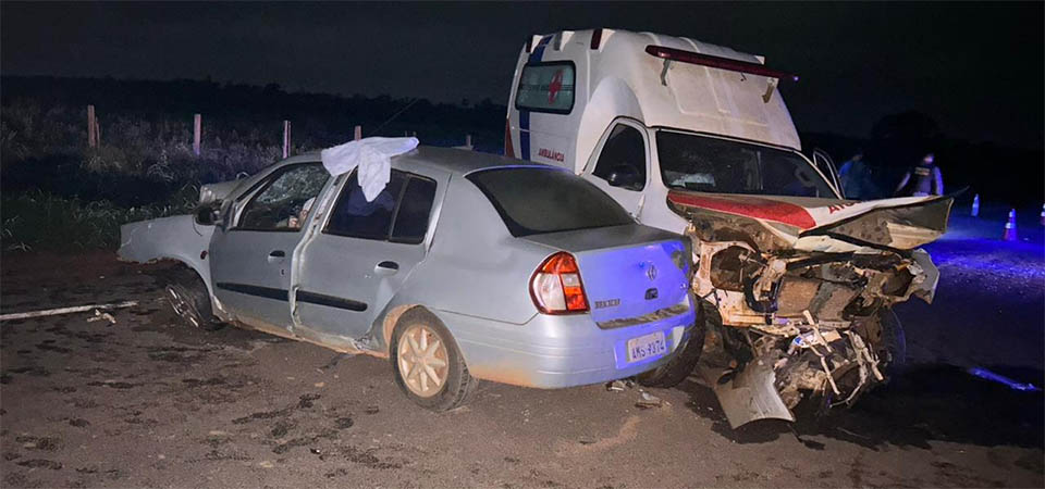 Itanhangá: Jovem perde a vida em acidente na MT 242 entre veículo e ambulância. Fotos