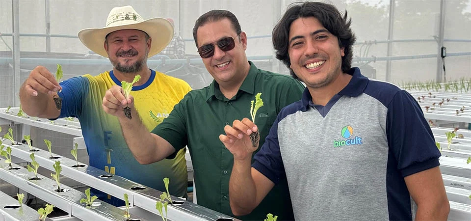 Com recurso destinado por Cattani, Comunidade terapêutica de Cuiabá inaugura sistema de aquaponia