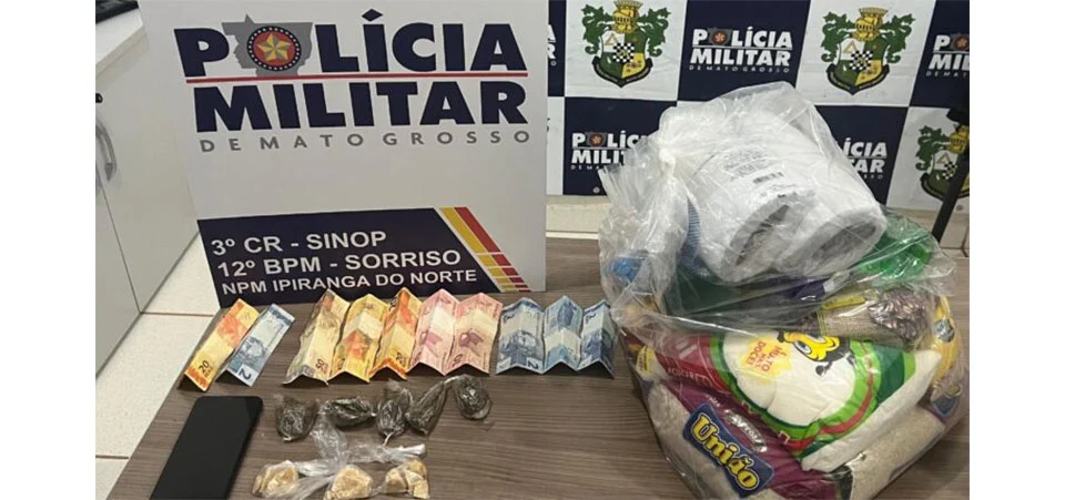 Ipiranga: PM apreende drogas e prende três por tráfico; mulher disse que recebeu cesta básica como “pagamento”
