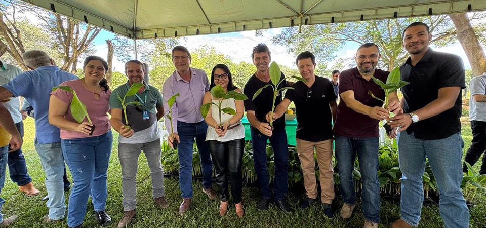 Itanhangá: Município fortalece ações no campo com participação em evento técnico e entrega de mudas para agricultores