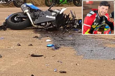 Empresário morre após bater moto esportiva em carro