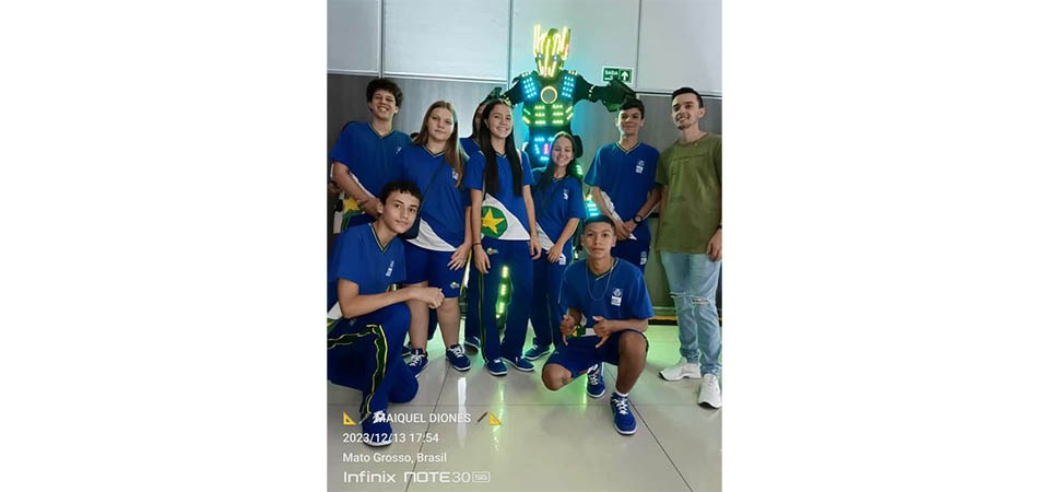 Itanhangá: Alunos e Professores da Escola Estadual Bromildo Lawisch participam do 1º Torneio de Robótica Educacional em Cuiabá