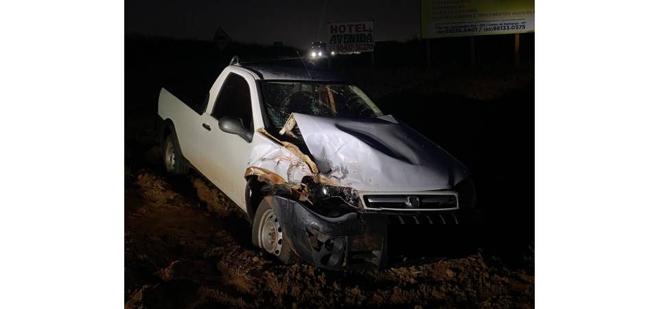 Itanhangá: Condutor embriagado causa acidente na MT 338 saída para Simione