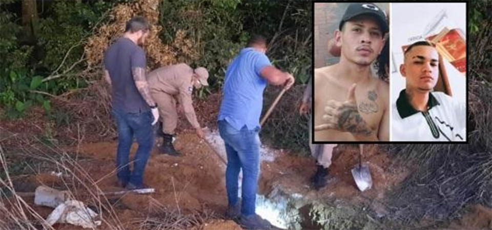 Primos que estavam desaparecidos são encontrados enterrados
