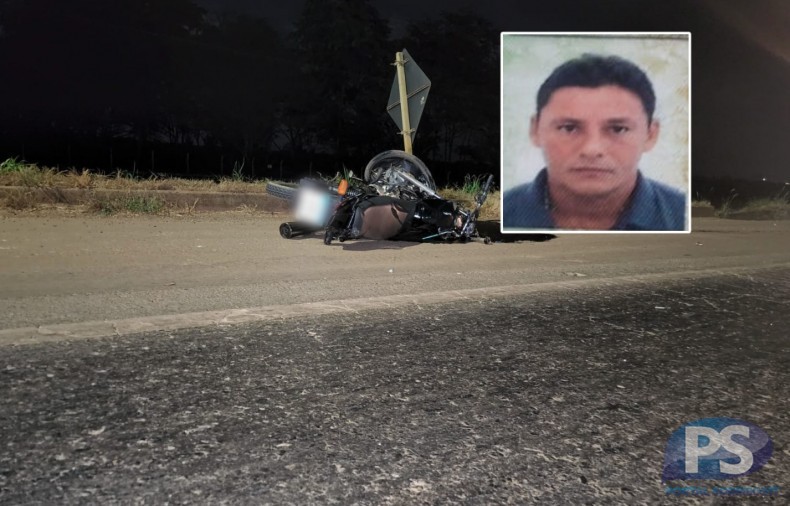 Homem morre após colisão entre moto e caminhão na BR-163