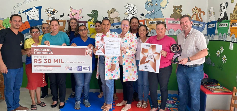 Itanhangá: Secretário De Saúde reconhece empenho dos profissionais na conquista de premio estadual. Vídeo